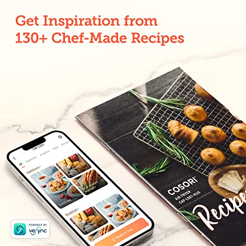 COSORI Air Fryer Pro, for Quick and Easy Meals, UP to 450℉, Quiet Operation