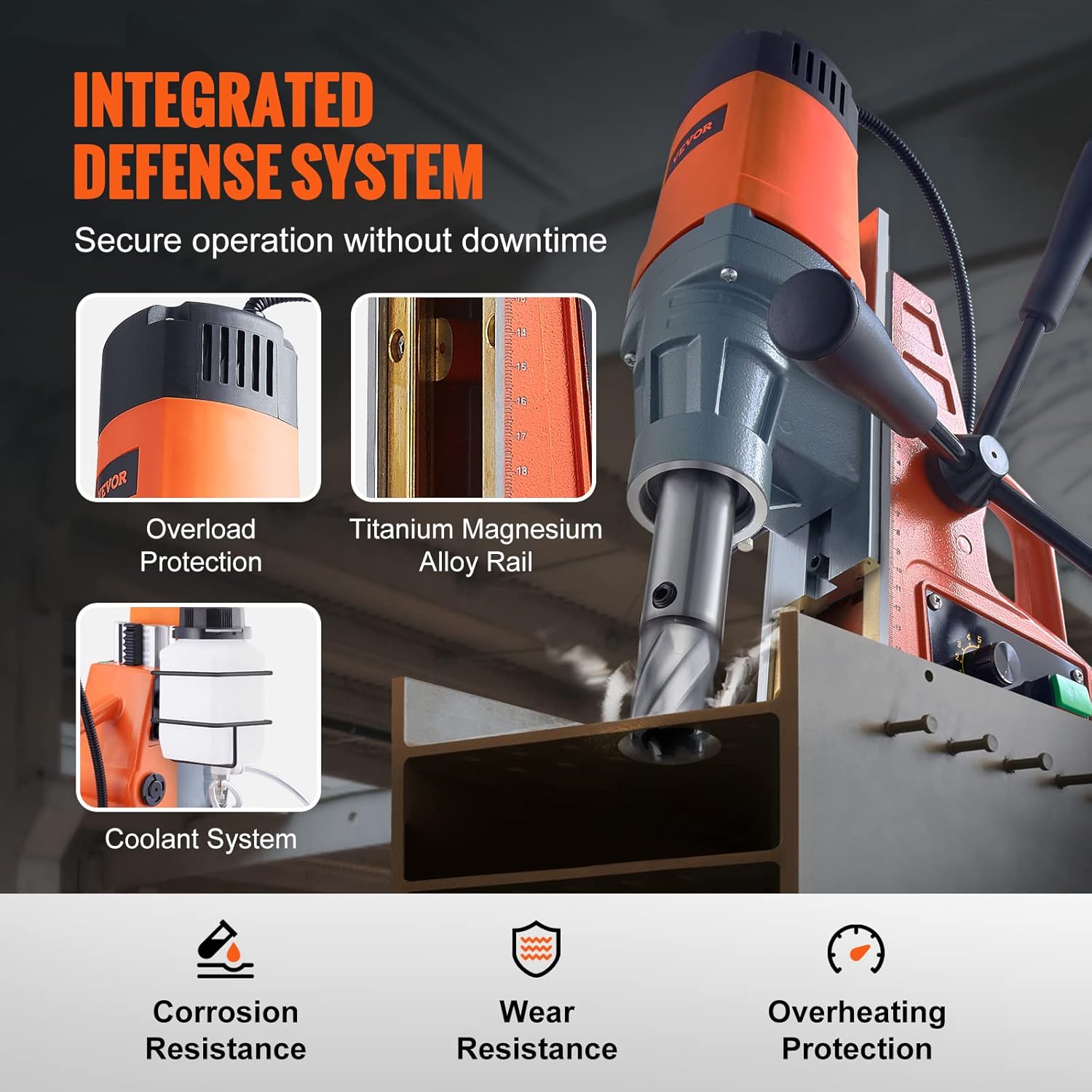 Mag Drill Press, 1550W 2