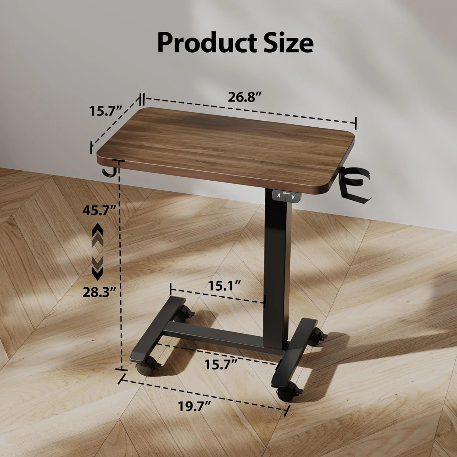 Electric Standing Desk 48 x 24 Inches Height Adjustable Desk