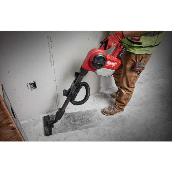 0940-20 M18 FUEL 18-Volt Lithium-Ion Brushless .25 Gal. Cordless Jobsite Vacuum with 5.0 Ah Battery and Charger
