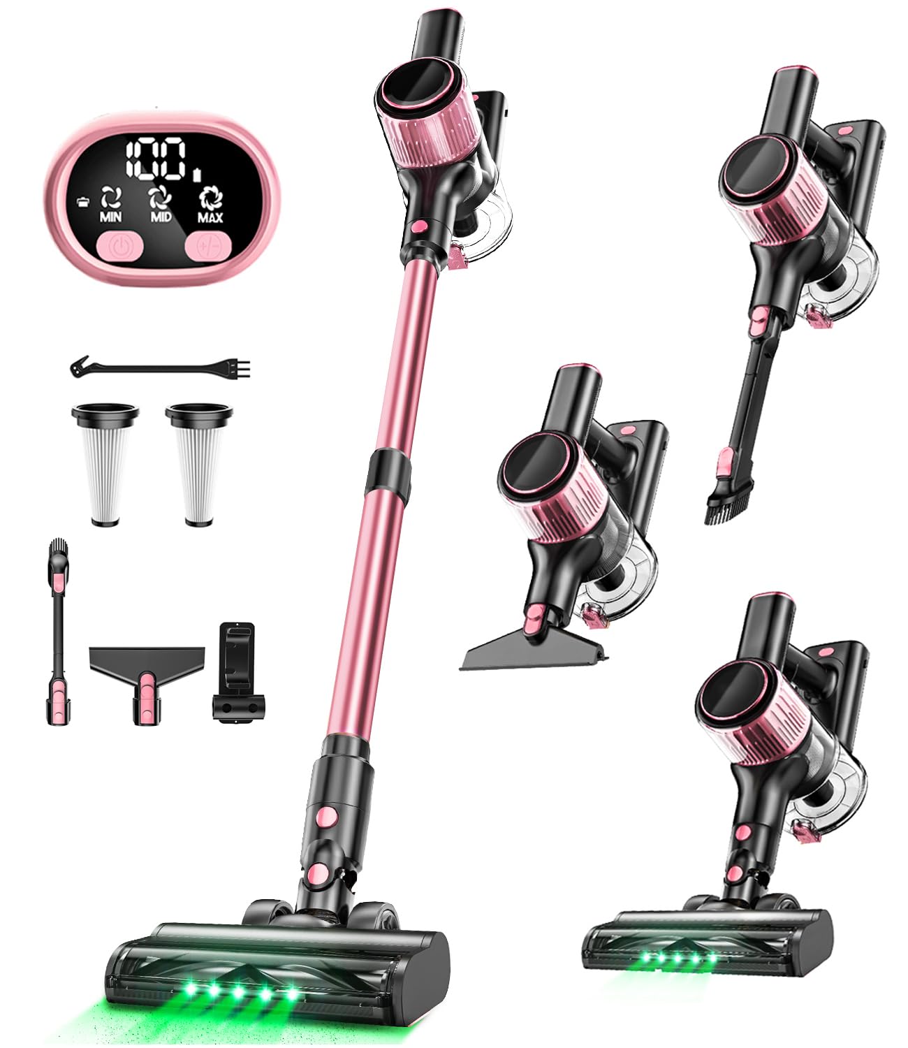 VICEASE Cordless 8 in 1 Powerful Vacuum Cleaner
