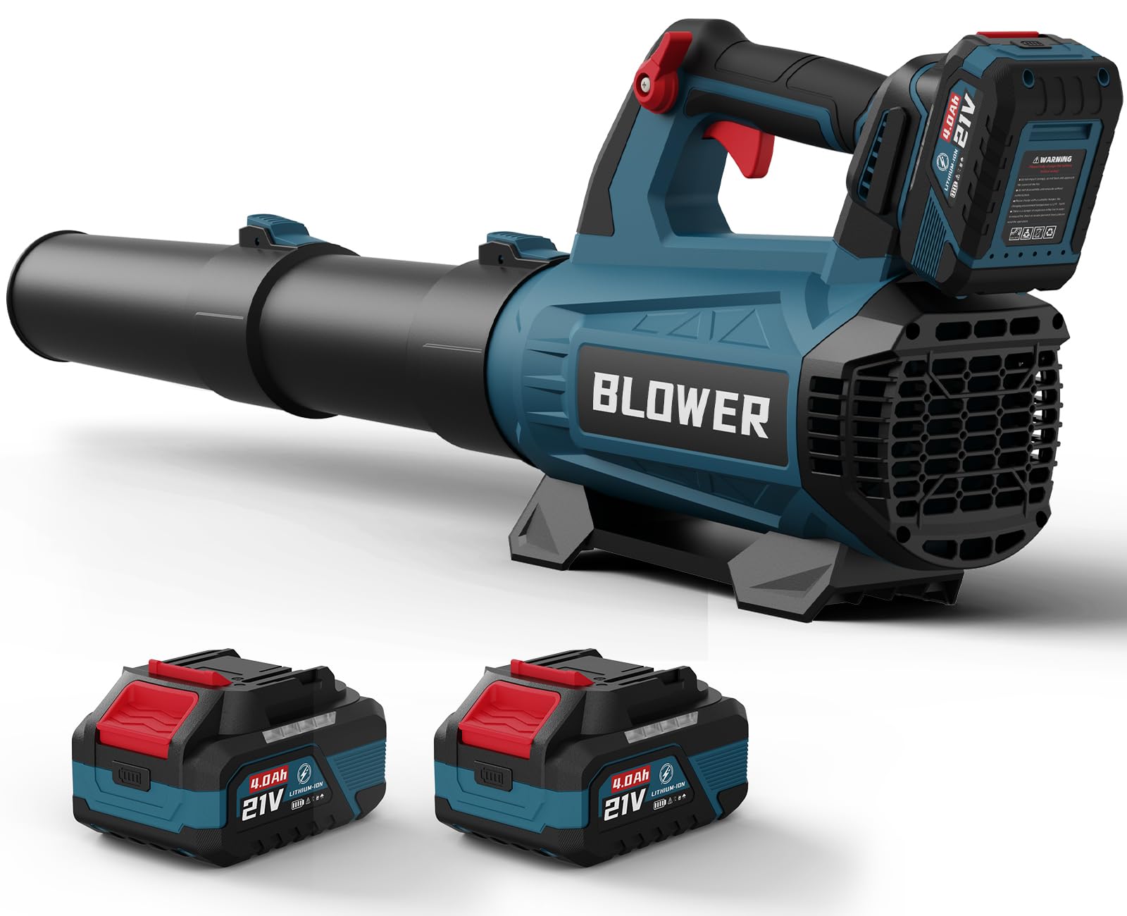 GROWORT 21V Powerful Leaf Blower Cordless - 630CFM/160MPH