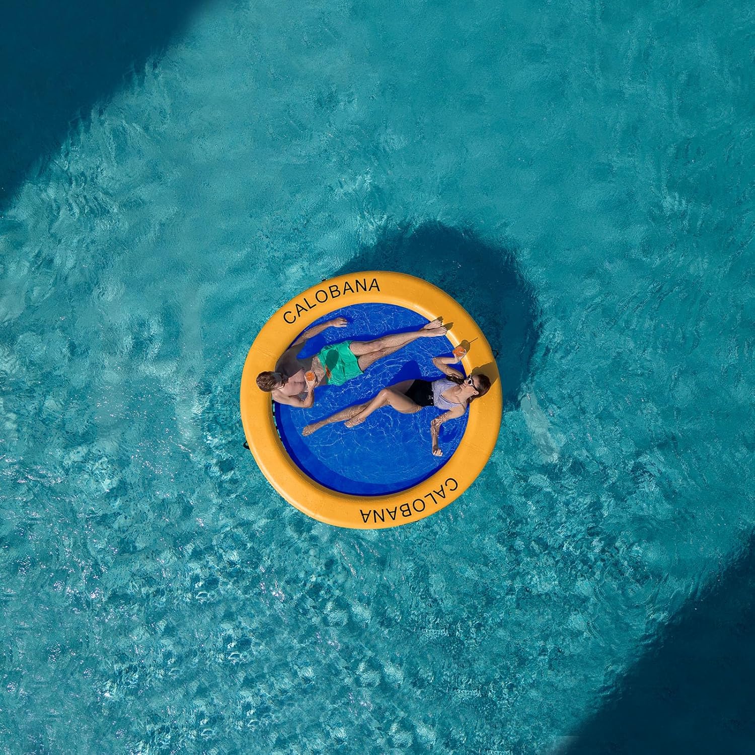 Round Floating Ring Hammock - Heavy Duty Inflatable Raft