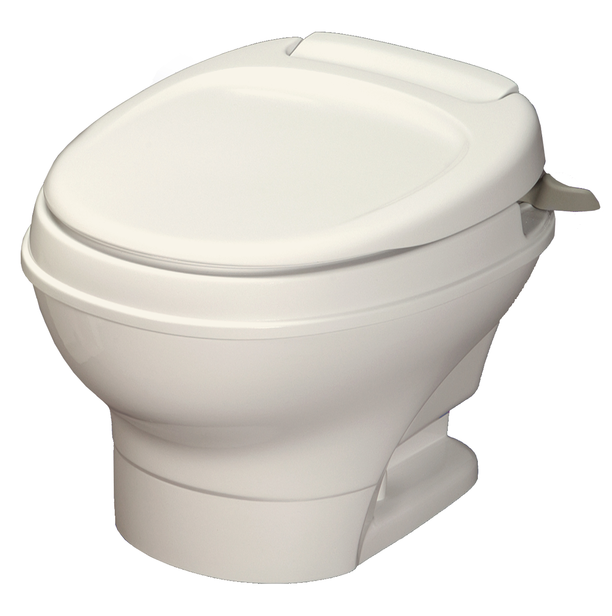2025 Aqua-Magic V RV Toilet, Hand Flush, Low, Parchment, 31647
