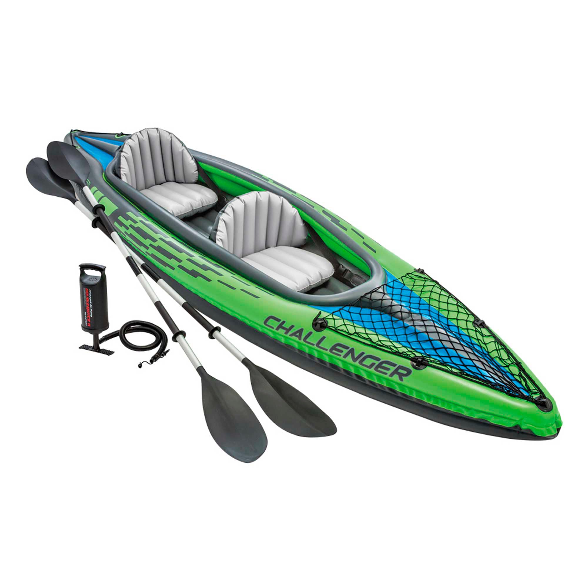 Intex Challenger K1 Inflatable Kayak Set – 1-Person – 220lb Weight Capacity