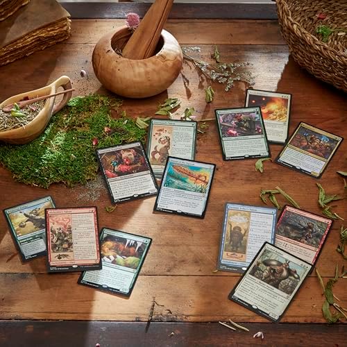 2025 Magic: The Gathering Bloomburrow Commander Deck Bundle – Includes All 4 Decks (Animated Army  Family Matters  Peace Offering  and Squirreled Away)