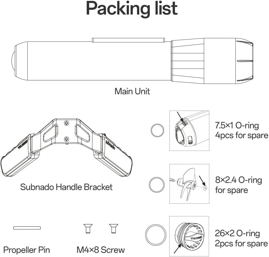 Underwater Scooter Lite, Water Sports Diving Scooter with Removable Handle, Compact and Portable Water Scooter for Adults&Kids, Scuba Diving Snorkeling Sea Scooter Multiple Uses, Blue