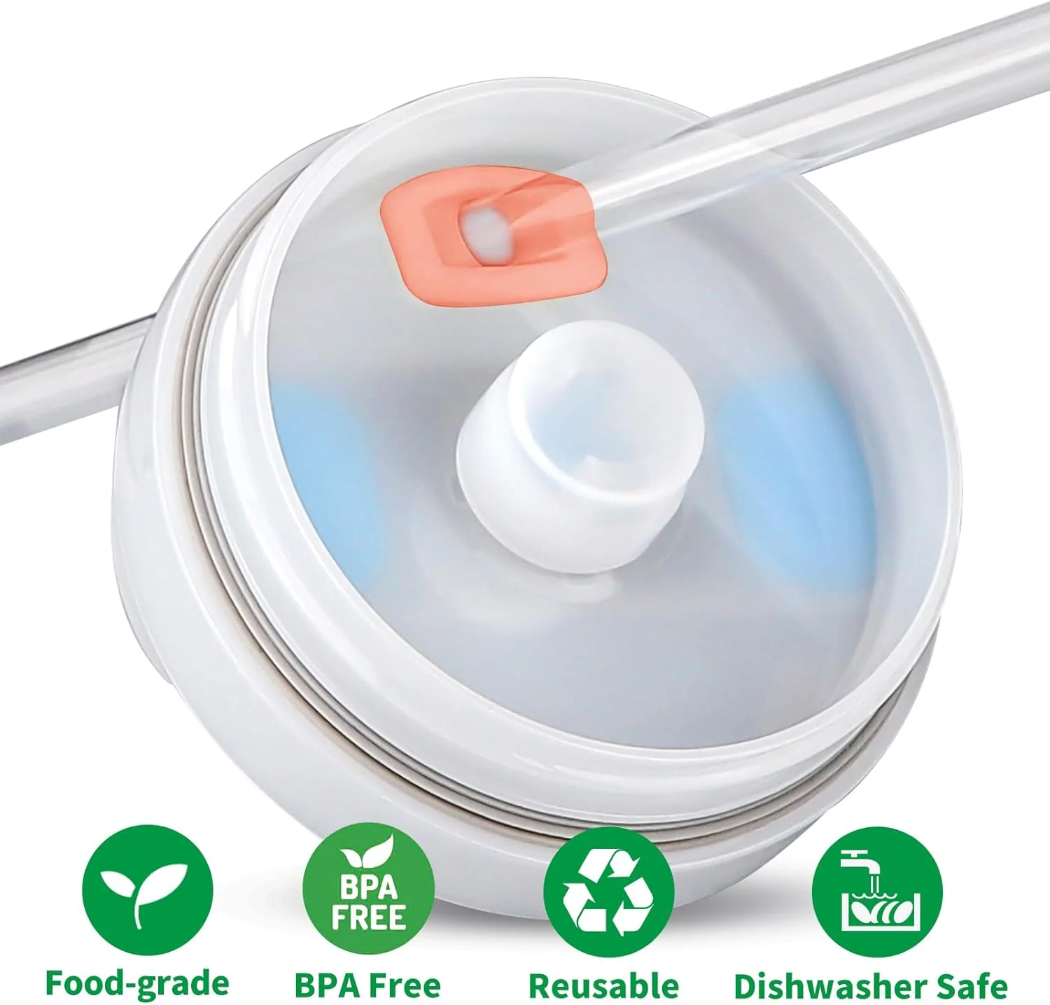 2025 2025 40 oz 30 oz tumbler with handle and anti-spill stopper