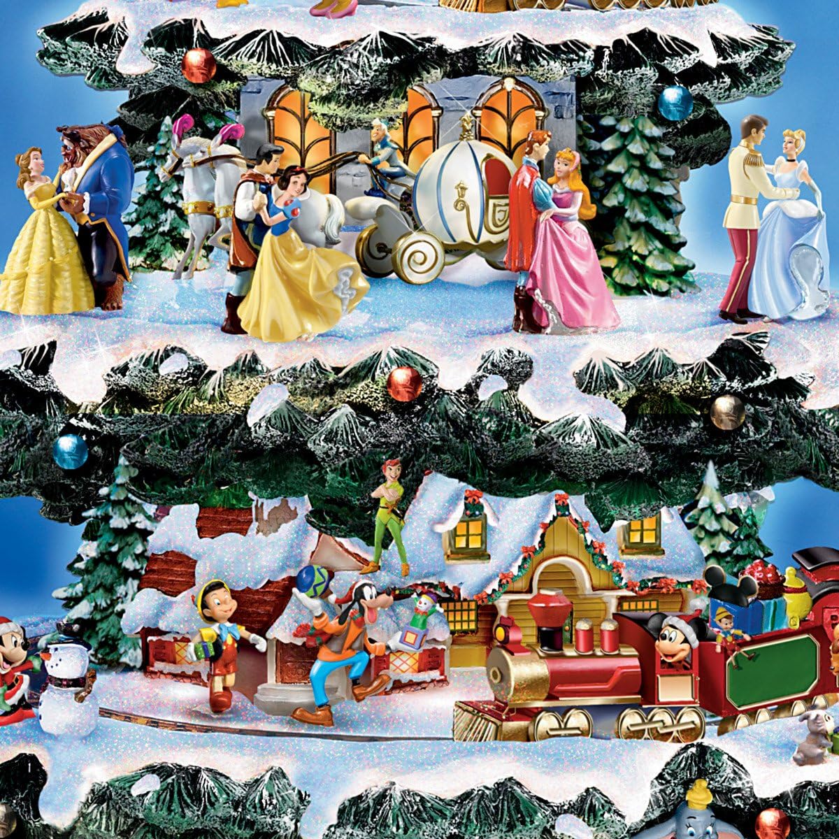 2025 The Ultimate Disney 75-Character Tabletop Christmas Tree