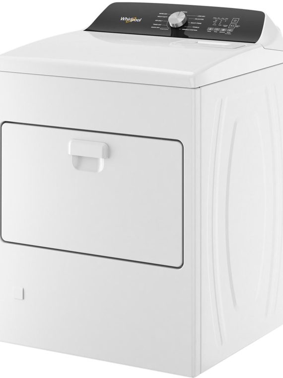 2025 Whirlpool – 7.0 Cu. Ft. Gas Dryer with Moisture Sensing – White