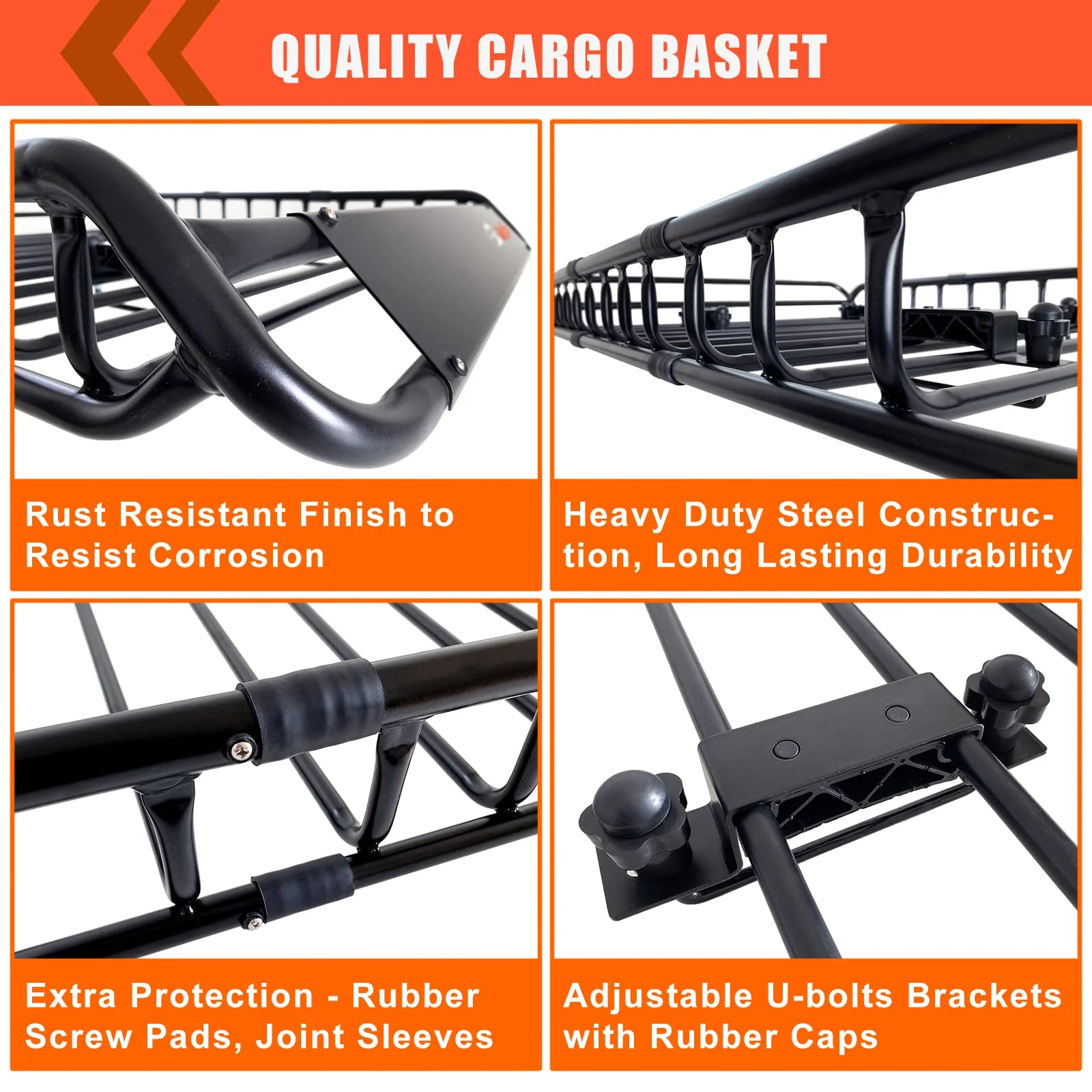 2025 Roof Rack Carrier Basket Universal Rooftop