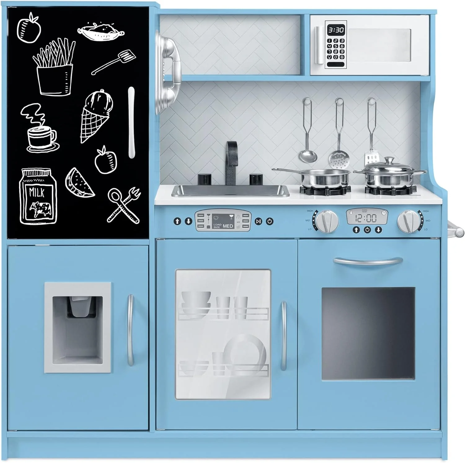 2025 Best Pretend Kitchen Wooden Toy Set for Kids