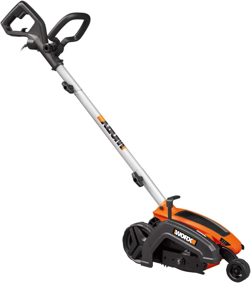 12 Amp 7.5 Inch Electric Lawn Edger & Trencher, Orange and Black
