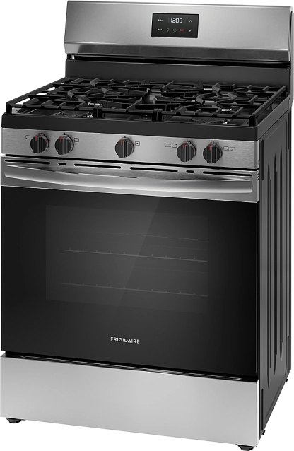 2025 5.1 Cu. Ft Freestanding Gas Range with Quick Boil Burner – Stainless Steel