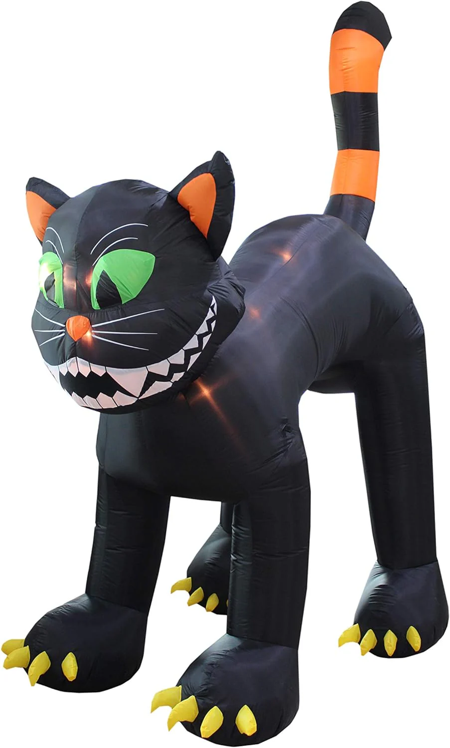 2025 11 Foot Tall Animated Halloween Inflatable Black Cat