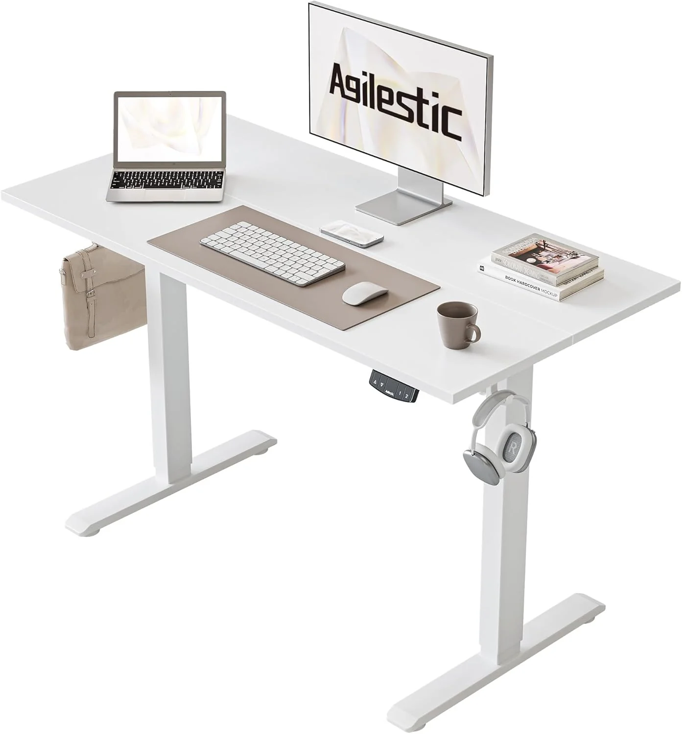 Electric Standing Desk 48 x 24 Inches Height Adjustable Desk