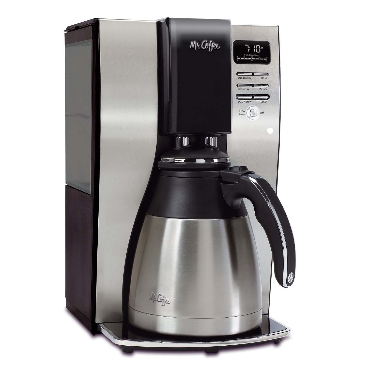 Mr. Coffee 10-Cup Programmable Coffee Maker, Insulated Thermal Carafe