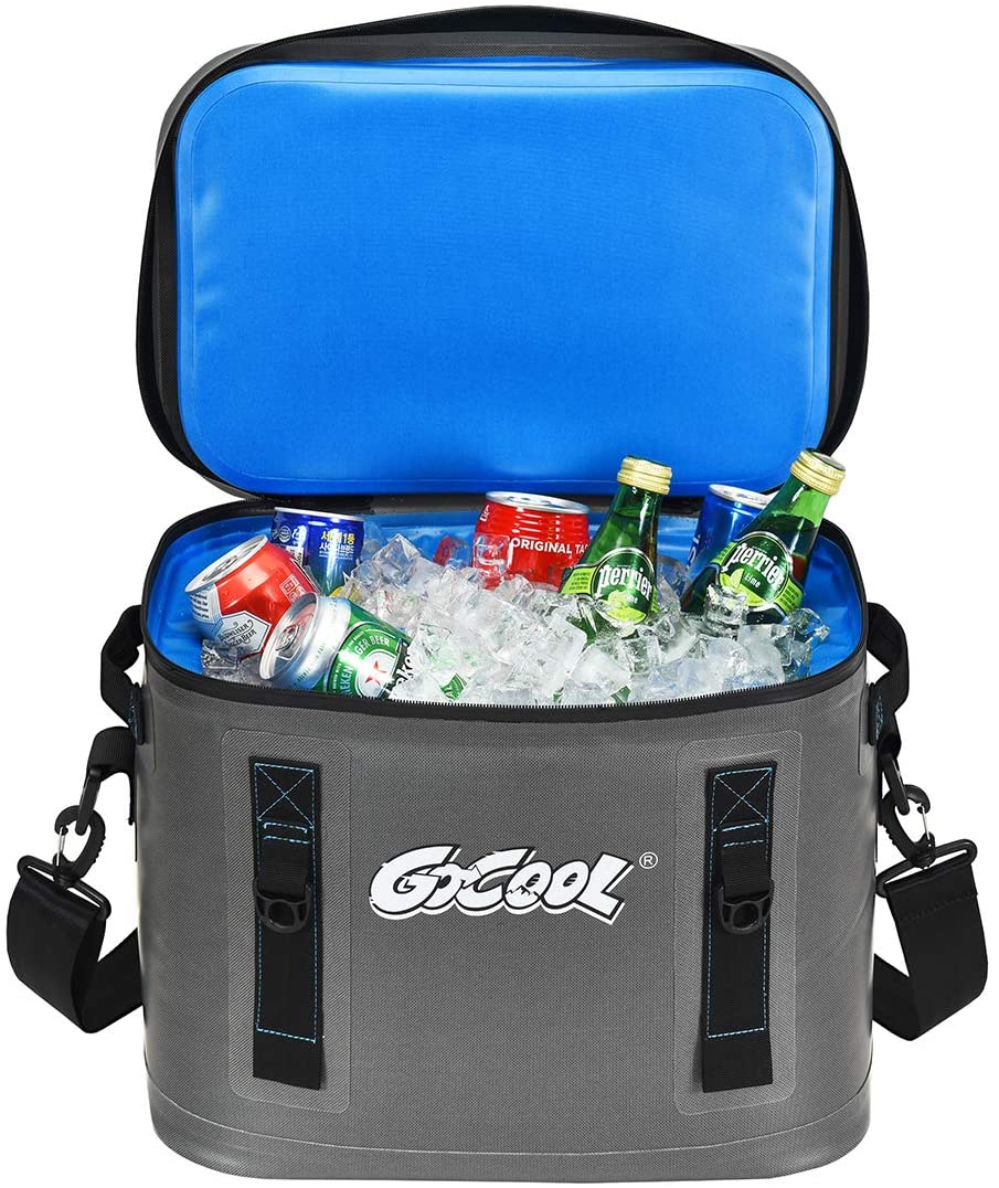 30-Can Portable Cooler Bag, Insulated Soft Camping Cooler