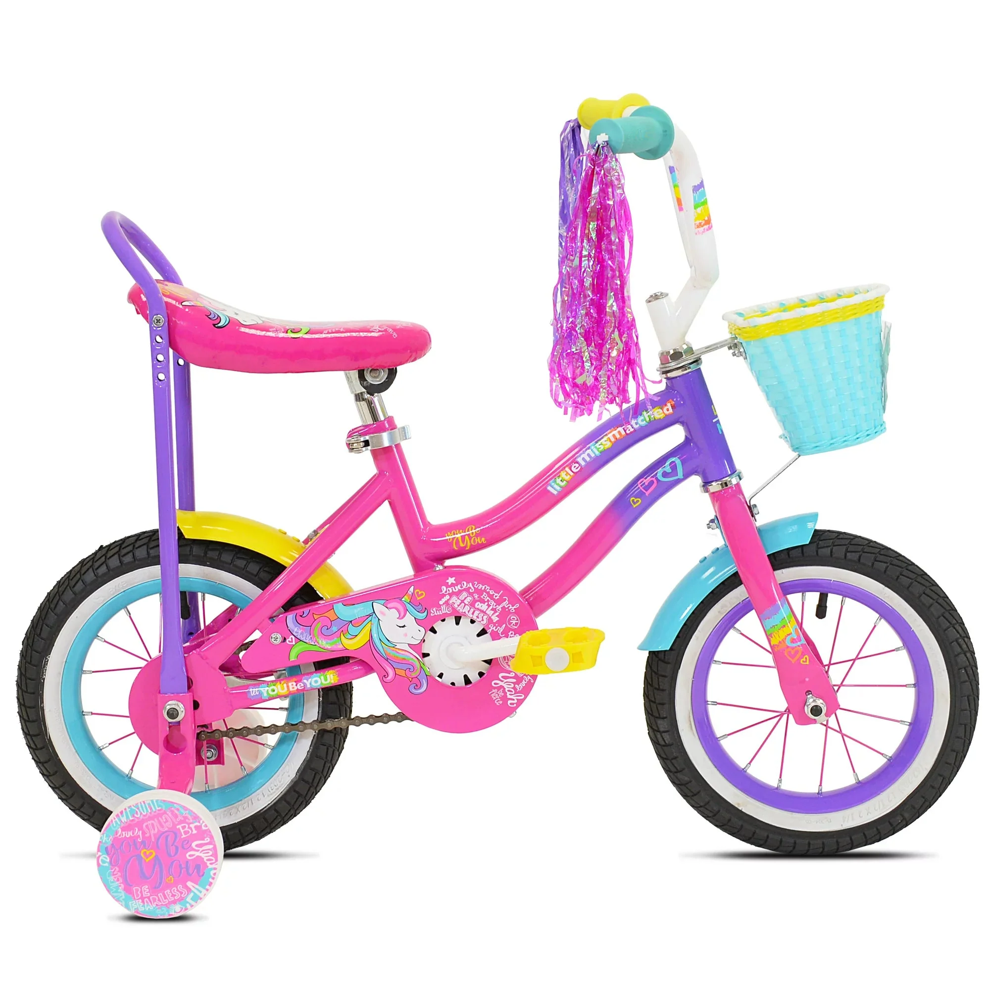 12 inches Unicorn Bike，Pink and Purple