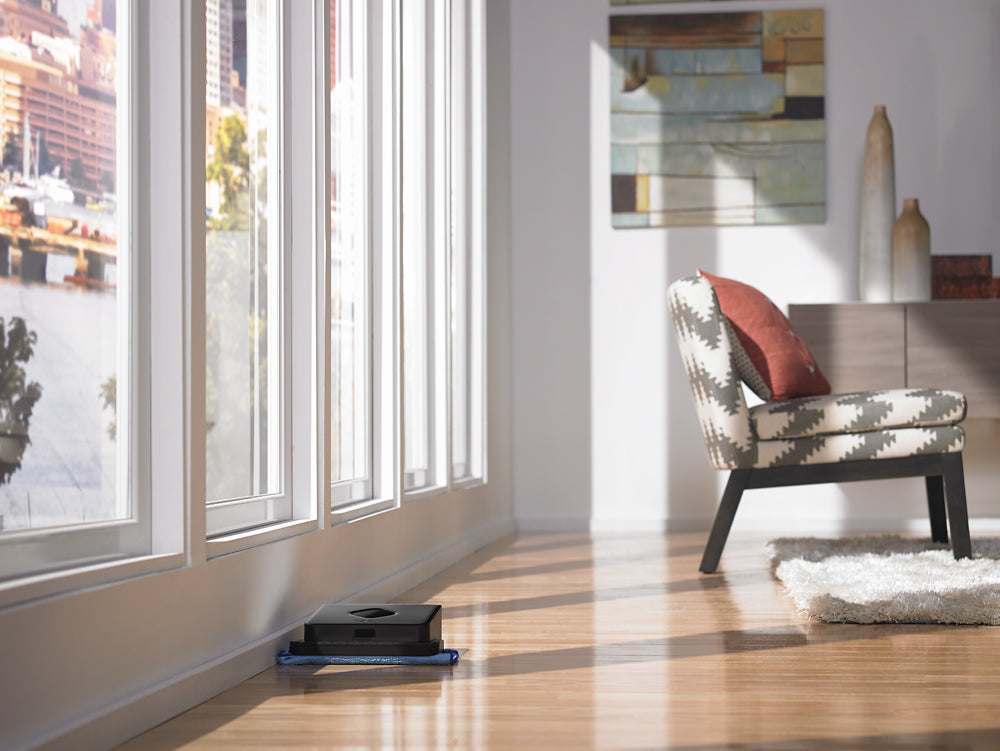 iRobot - Braava 380 Robot Mop - Black