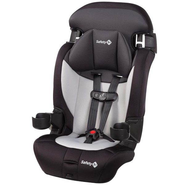 1st Grand 2-in-1 Booster Car Seat, Forward-Facing with Harness, 30-65 pounds and Belt-Positioning Booster, 40-120 pounds, Black Sparrow
