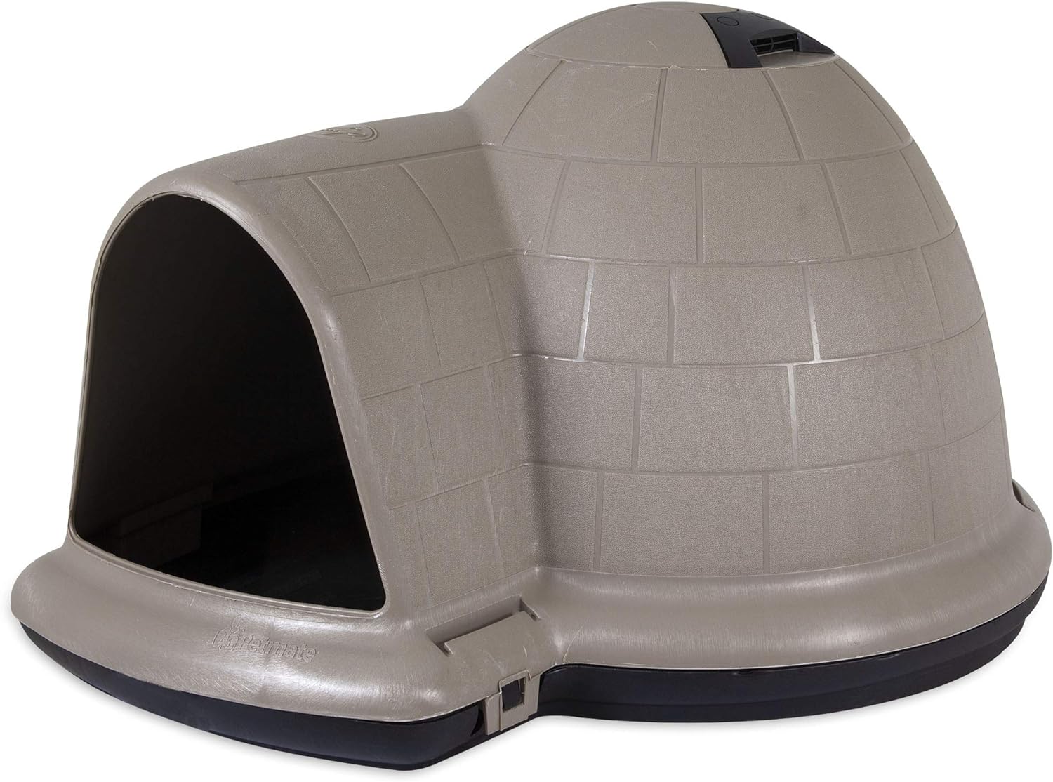 2025 Petmate Indigo Dog House (Igloo Dog House, Made in USA with 90% Recycled Materials, All-Weather Protection Pet Shelter) for XL Dogs -90 to 125 pounds, Made in USA
