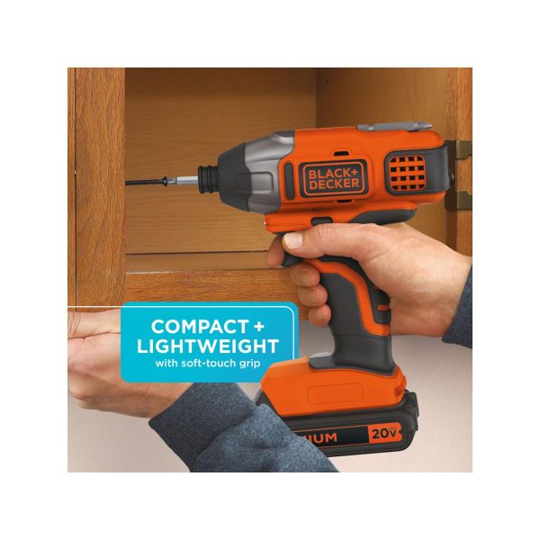 20-Volt MAX* Lithium-Ion Cordless Impact Driver, BDCI20C
