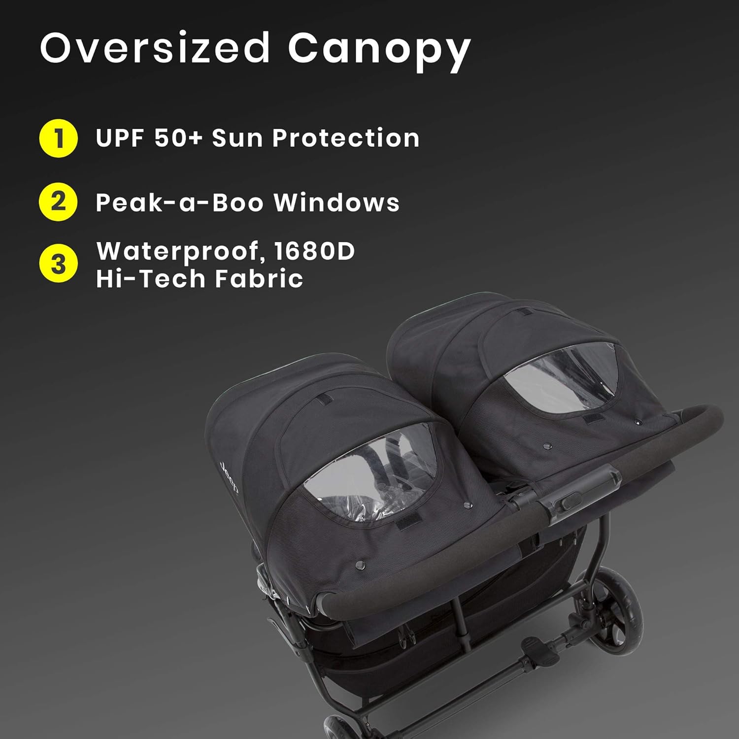 Jeep Destination Ultralight Side X Side Stroller