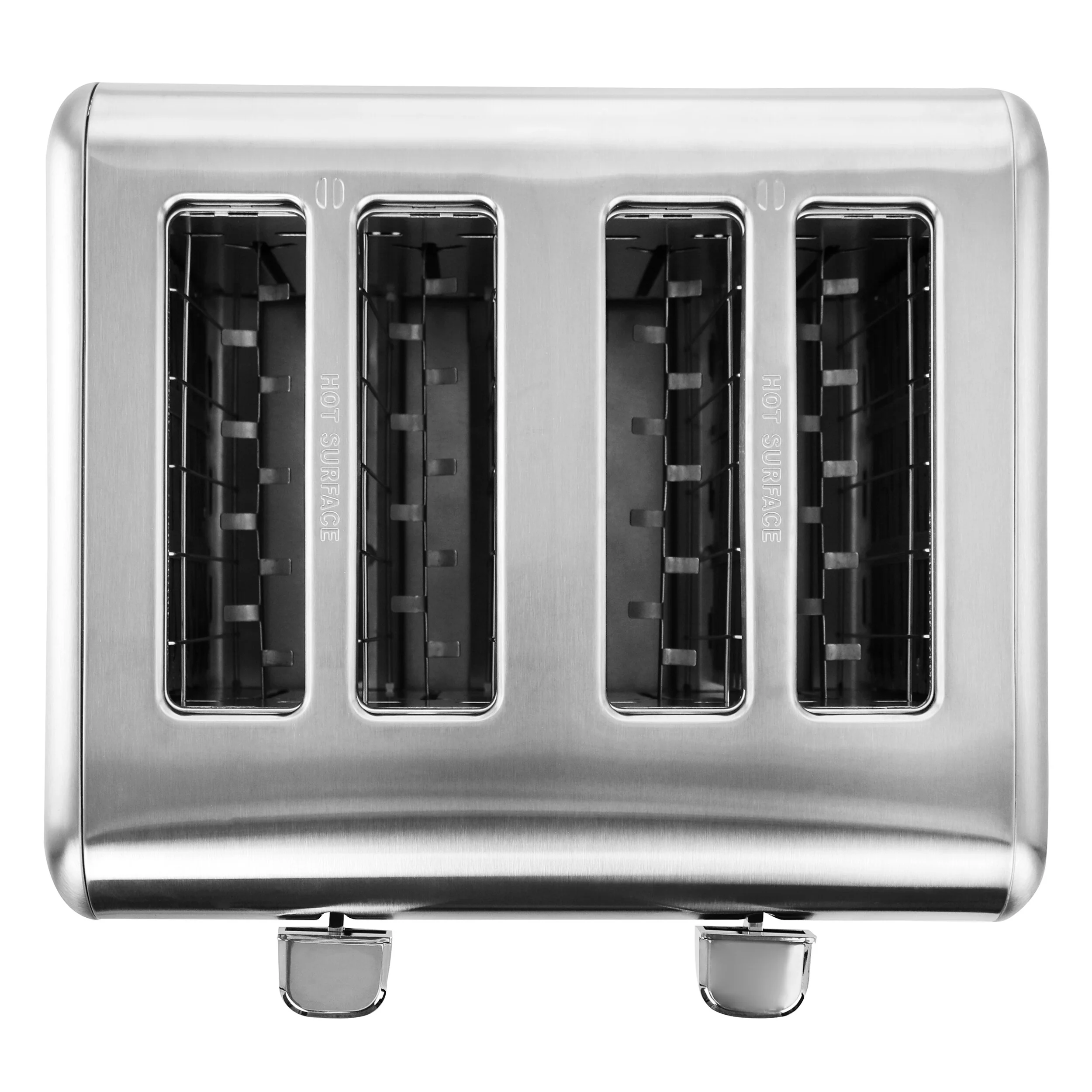 4 Slice Toaster in Stainless Steel Silver