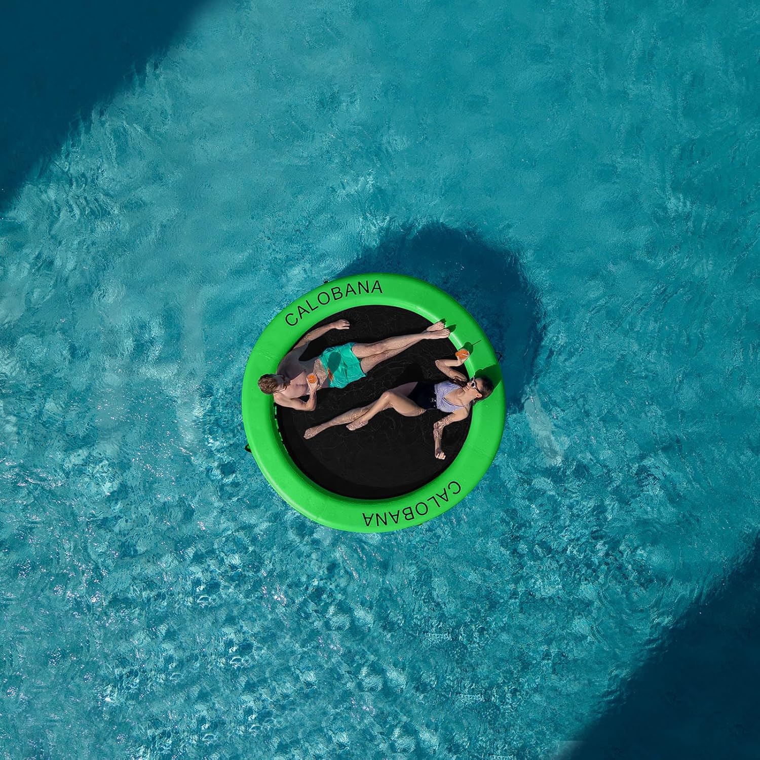 Round Floating Ring Hammock - Heavy Duty Inflatable Raft