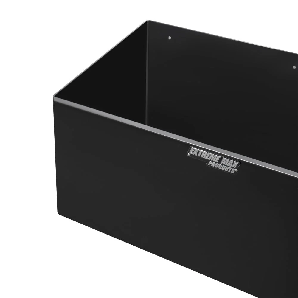 Dual Fuel Jug Holder – Aluminum Design for Two 5 Gallon Jugs, Black Storage Organizer for Trailers & Garages