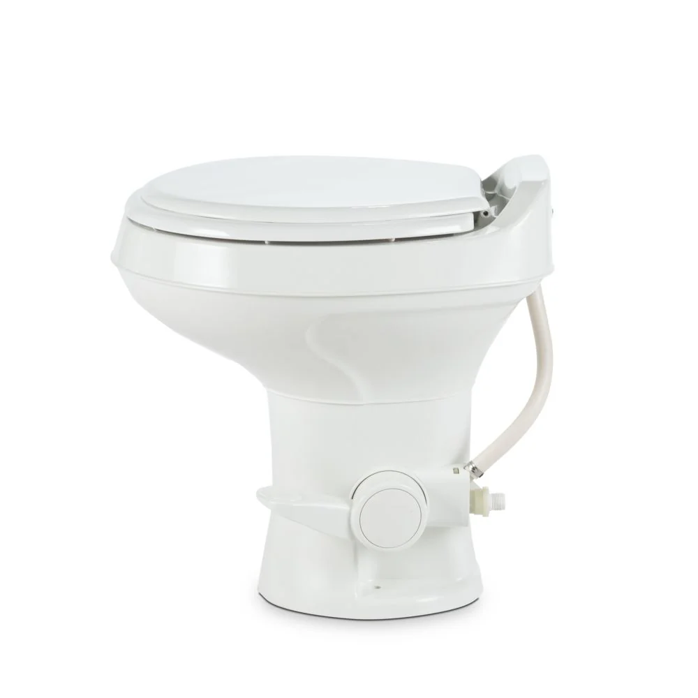 2025 Dometic 302300071 300 Series Standard Height Heavy Duty Plastic RV Toilet, White