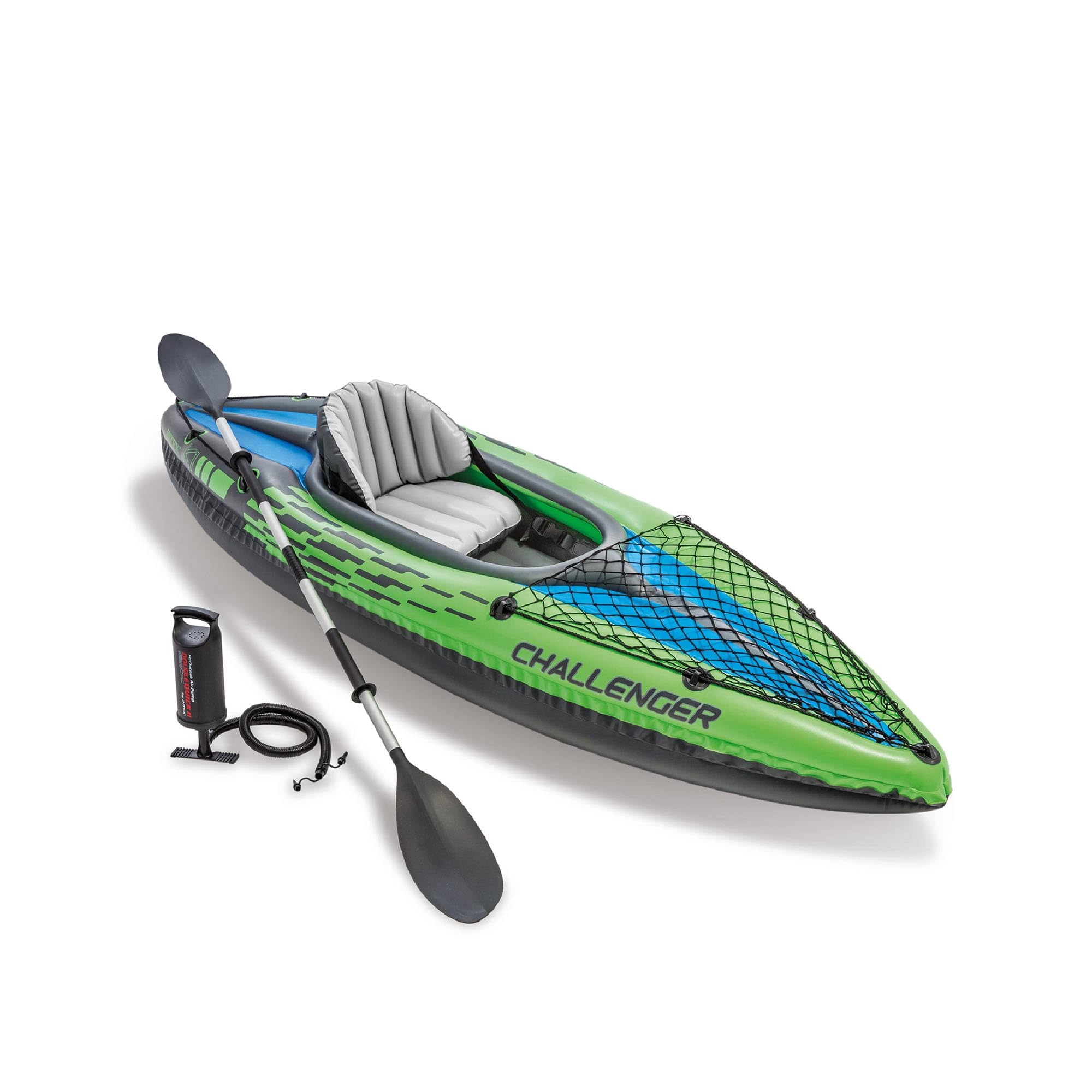 Intex Challenger K1 Inflatable Kayak Set – 1-Person – 220lb Weight Capacity