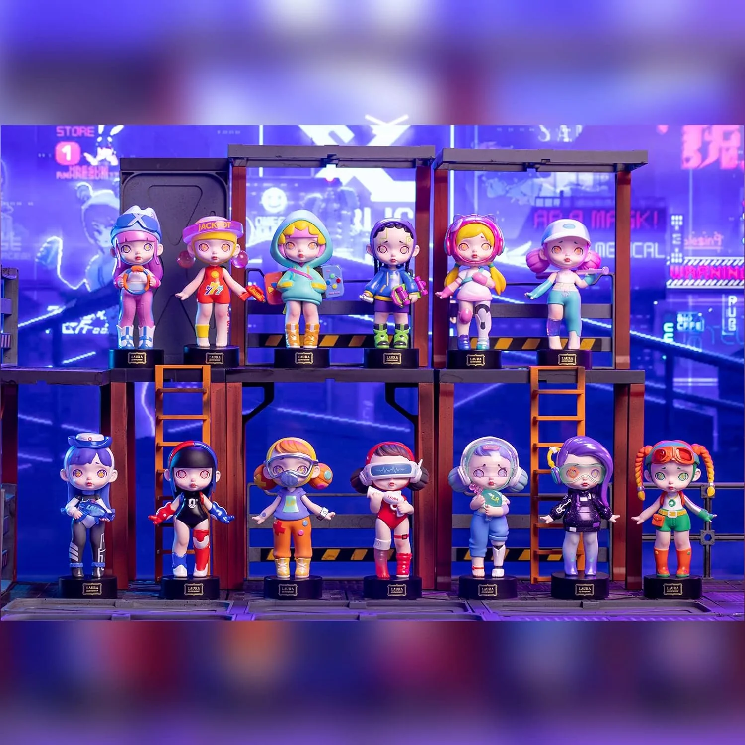 2025 12-Pack Blind Box, Fashion Trendsetters Series Cute Blind Box Action Figures Popular Collectible Toys Birthday Halloween Christmas Gifts