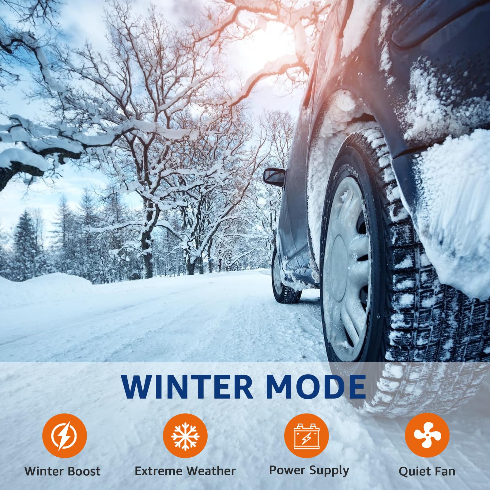 PCHH 12V 24V Car Battery Charger Heavy Duty, 0-15A Automatic Battery Maintainer