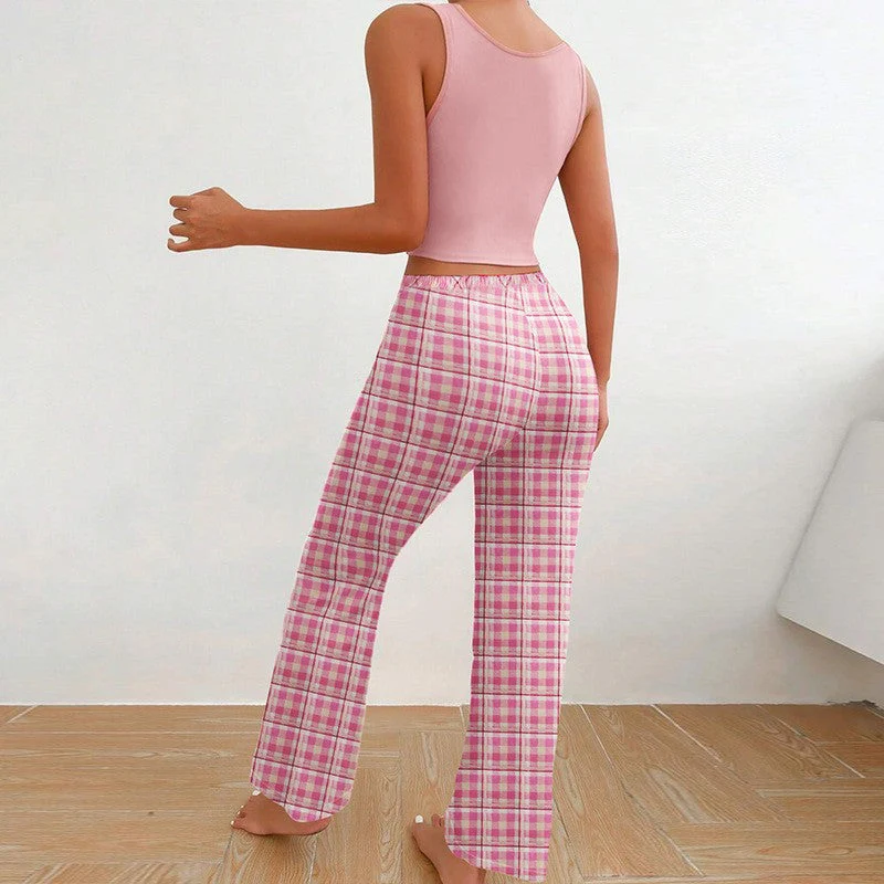 Luna Plaid Sleepwear Set