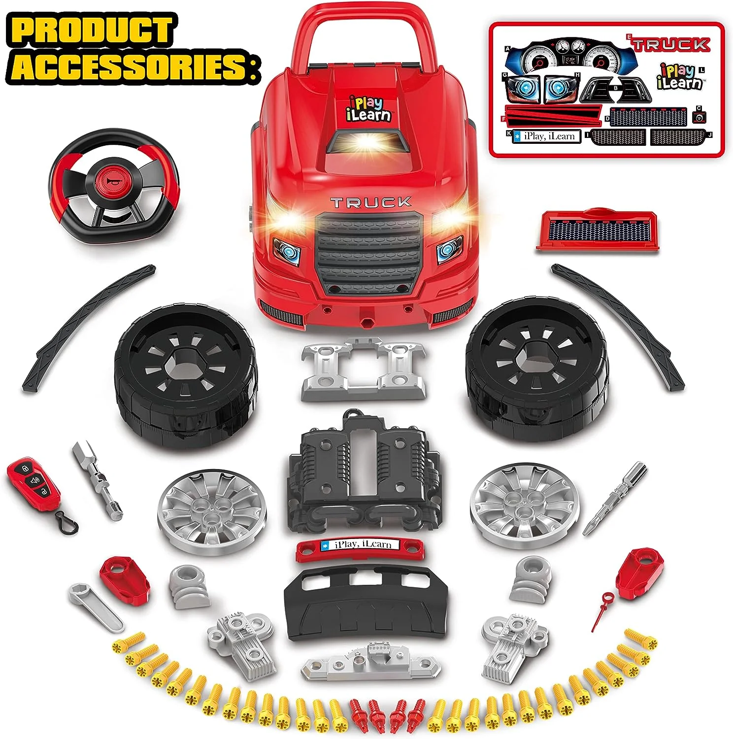 2025 2025 Truck engine toys, children's mechanical repair set