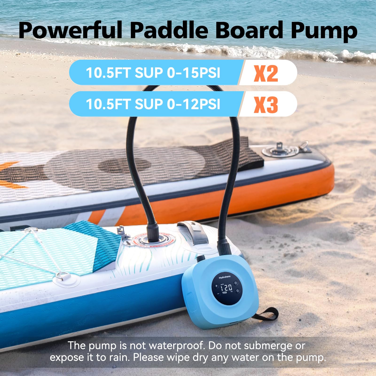 Hydrohero Electric 20PSI Paddle Board Pump