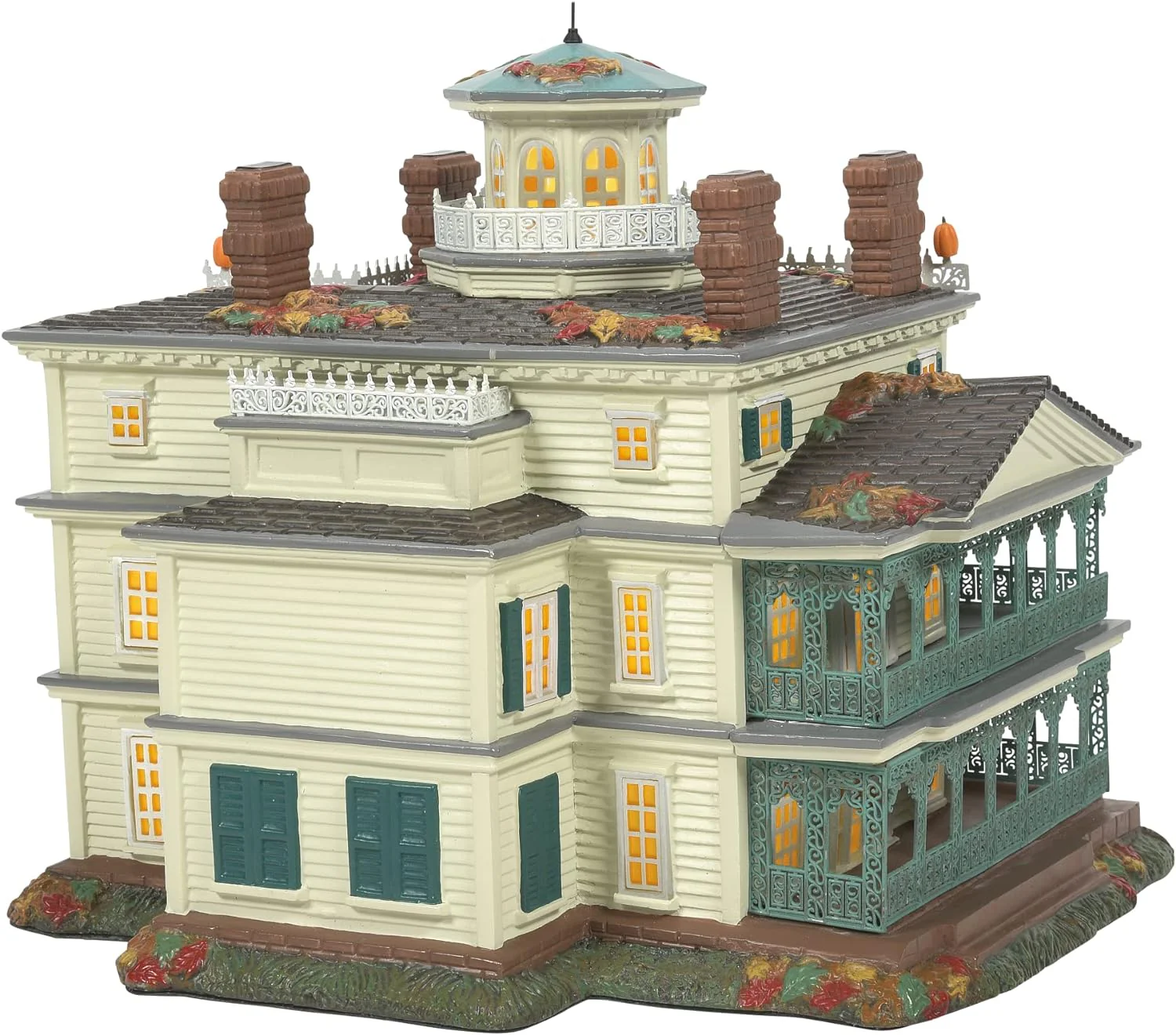 2025 2025 Department 56 Snow Village Halloween Disneyland Haunted Mansion Lit Building, 9.1 Inch, Multicolor