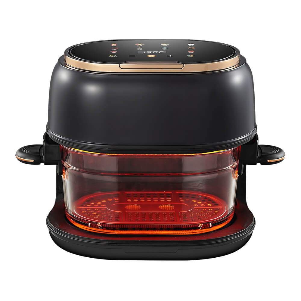 4.2QT Visible Air Fryer Smokeless Oil Free 10-Presets Smart Touch 1350W