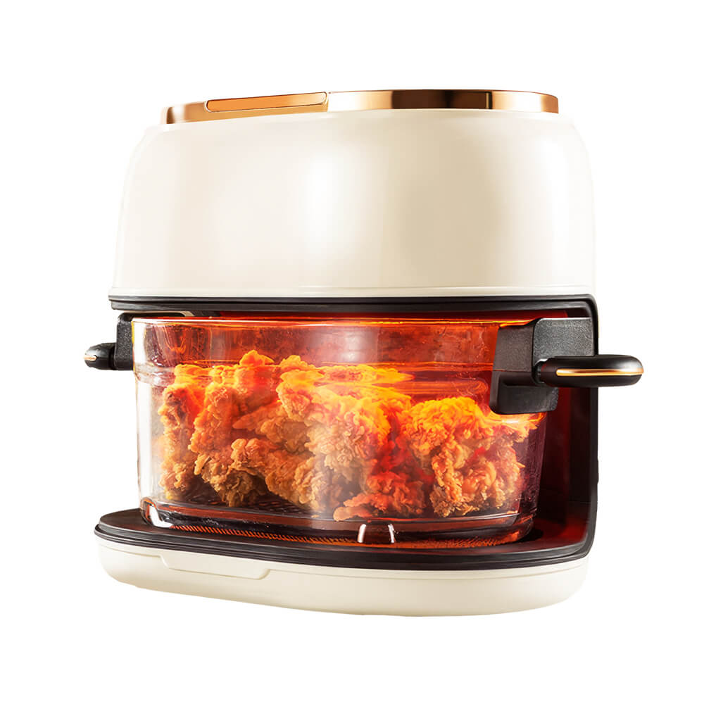 4.2QT Visible Air Fryer Smokeless Oil Free 10-Presets Smart Touch 1350W