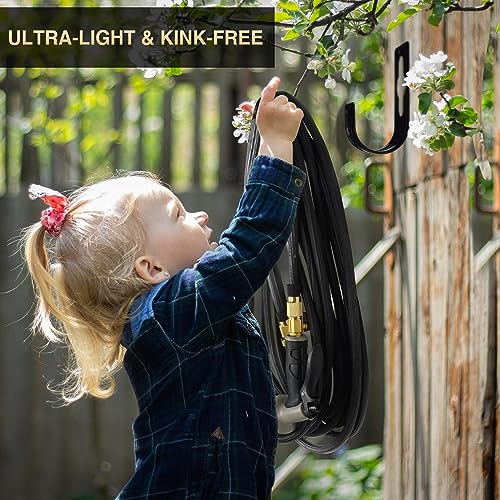 Expandable Garden Hose 100ft - New Patented Water Hose with 40 Layers of Innovative Nano Rubber