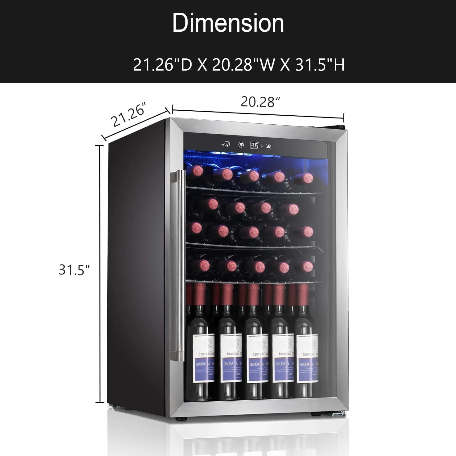 Wine Cooler/Cabinet Refrigerator Fridge