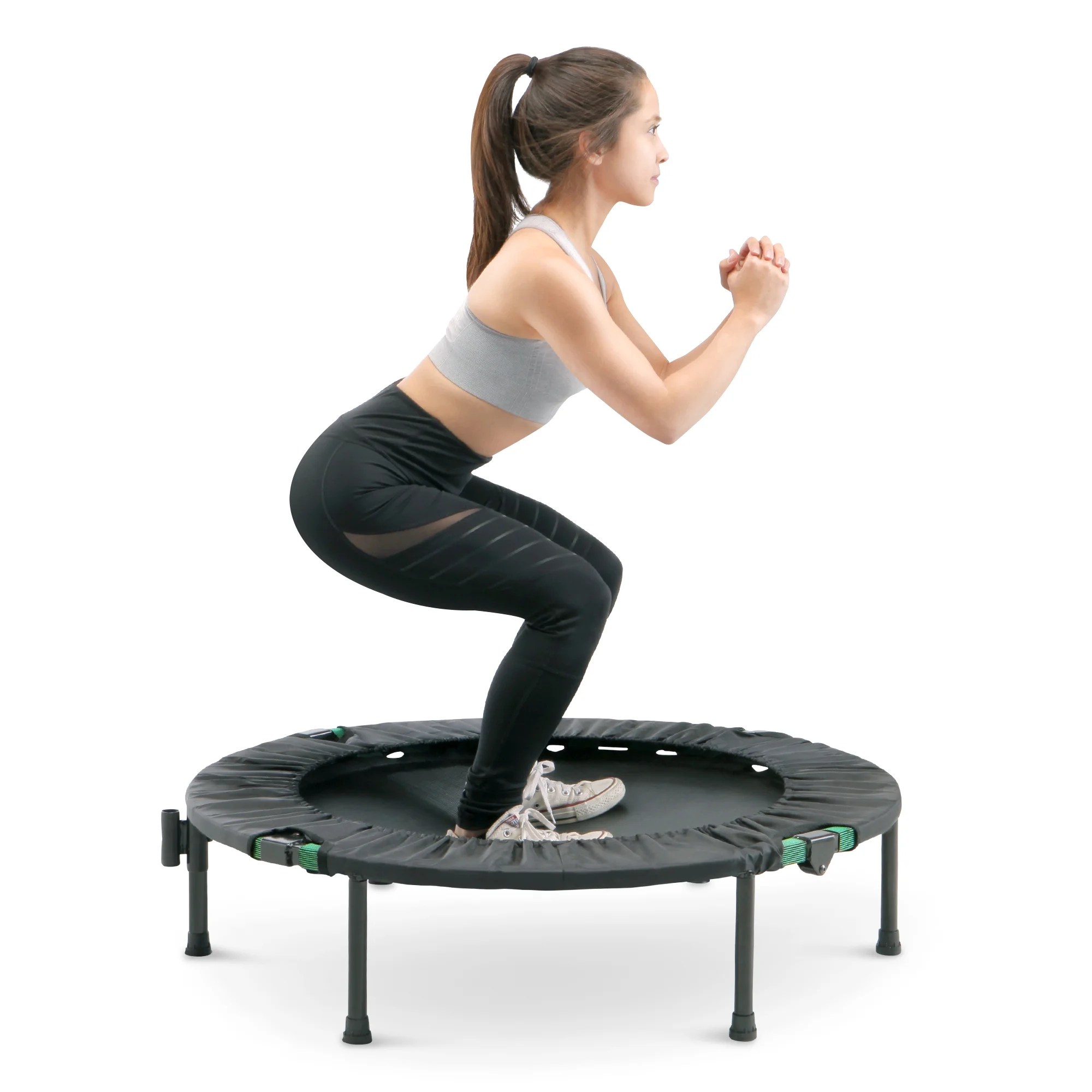 Marcy 40-Inch Trampoline Cardio Trainer, with Handrail ASG-40