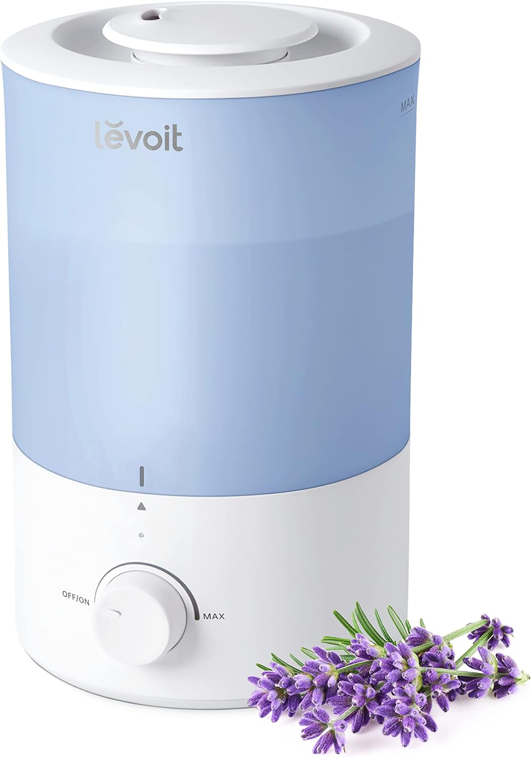 Humidifiers for Bedroom Baby, Sprout Evaporative with Dual Filters for Air & Water, Separate Sensor, Adjustable No Blue Nightlight, Auto Dry, Smart Control & Alexa, Auto Mode, 3.8L Tank for 36H