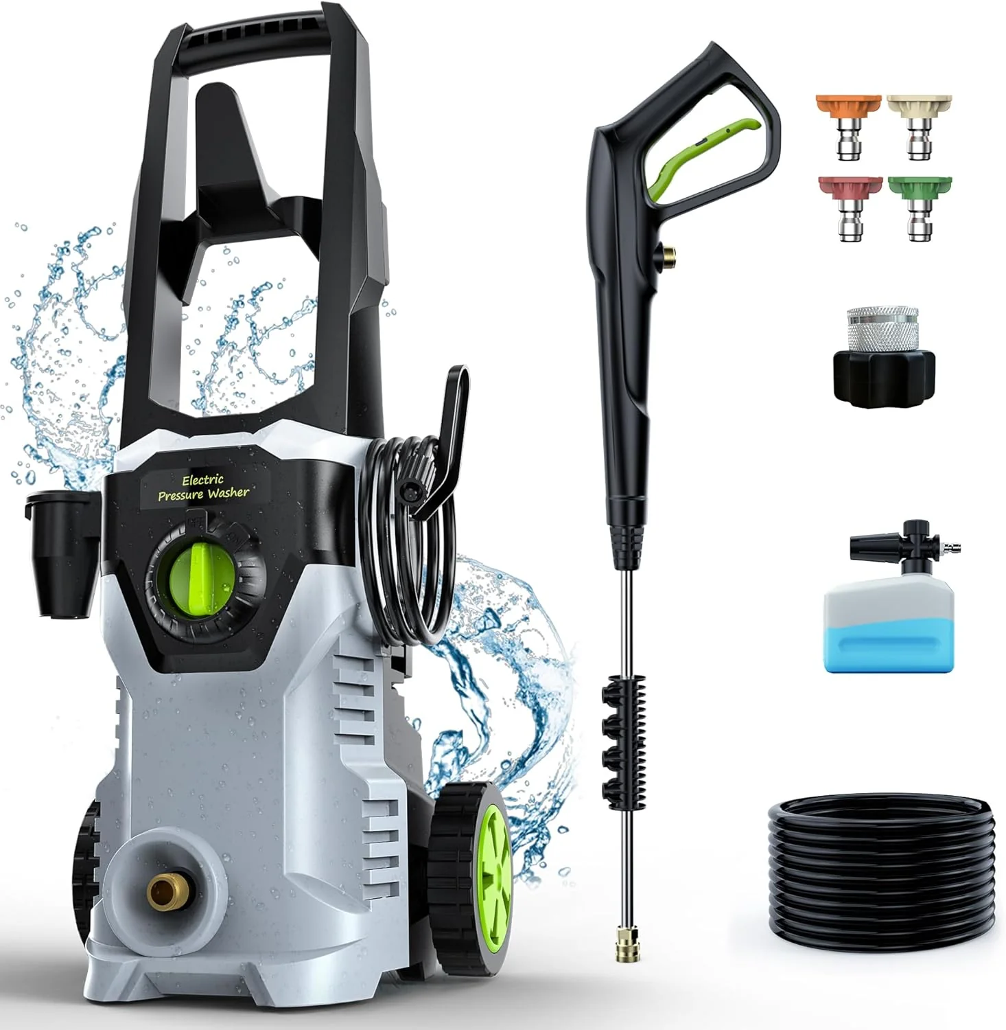 Electric Pressure Washer 4800PSI 30GPM High Power Washer