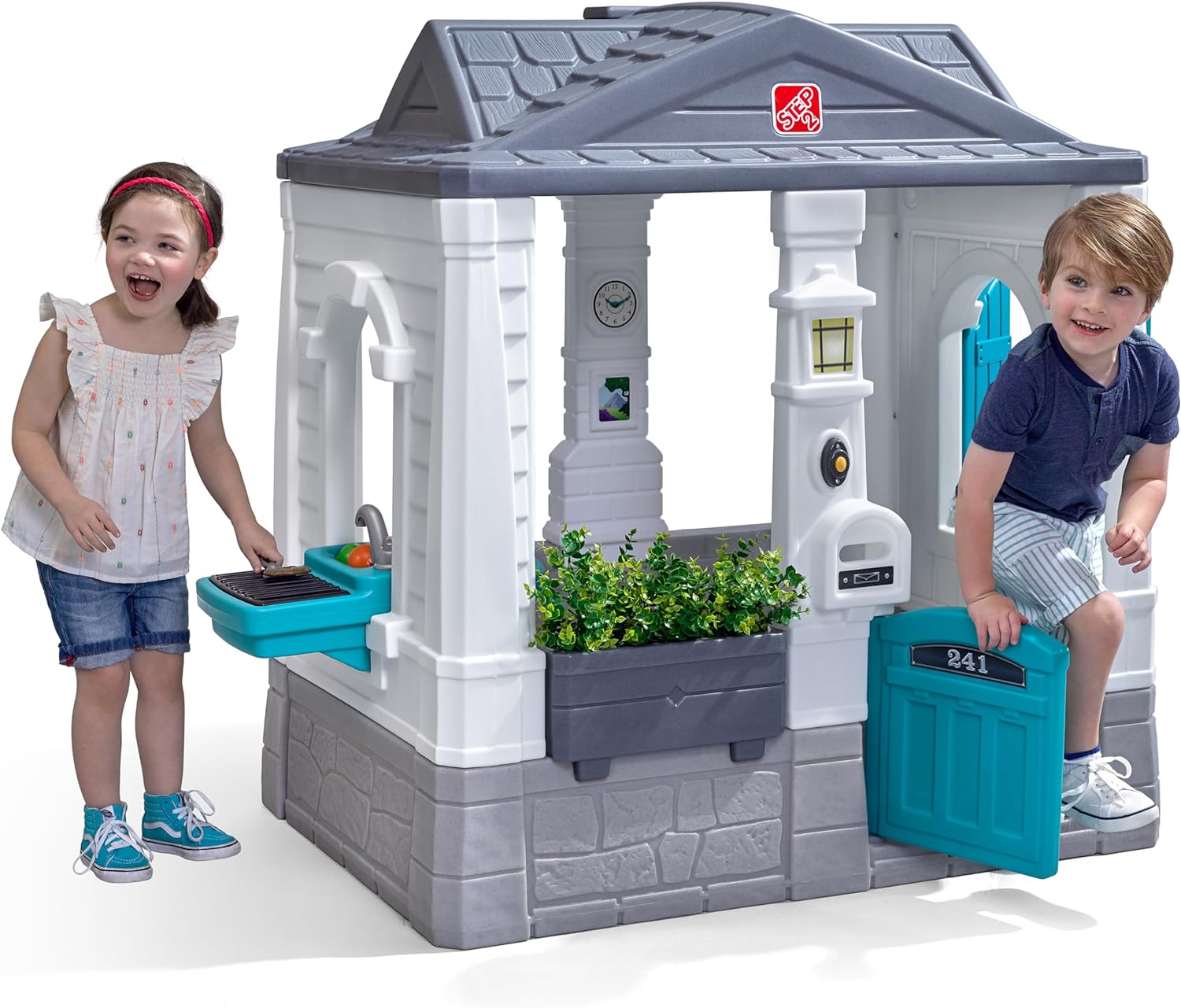 Neat & Tidy Cottage Kids Playhouse for Toddlers