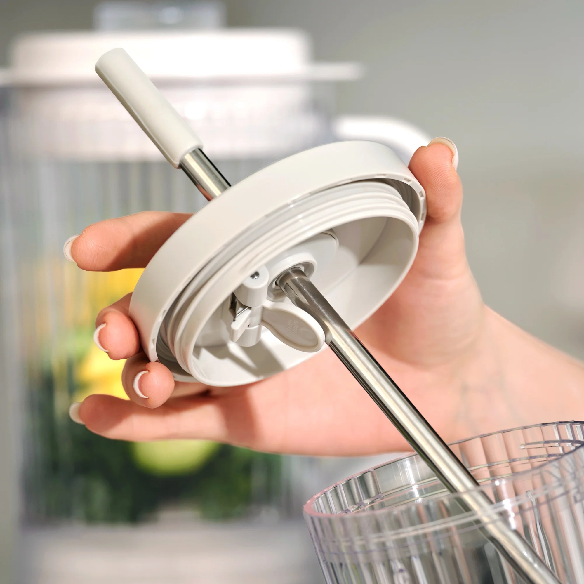 Thyme & Table Countertop Blender Duo, Sand White