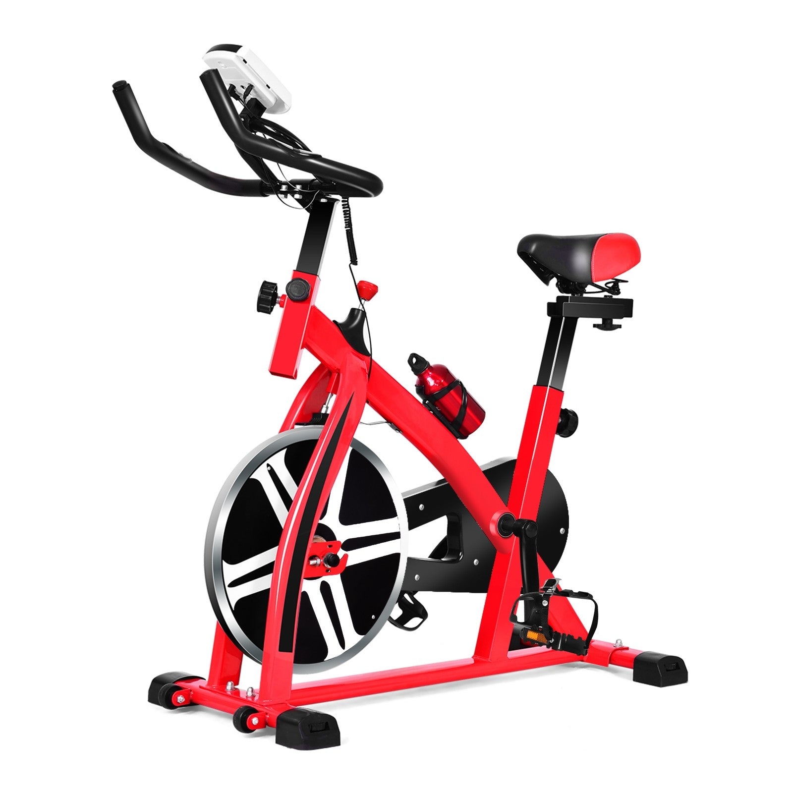 2025 Indoor Cycling Bike, Stationary Bicycle Exercise Bike with Flywhee