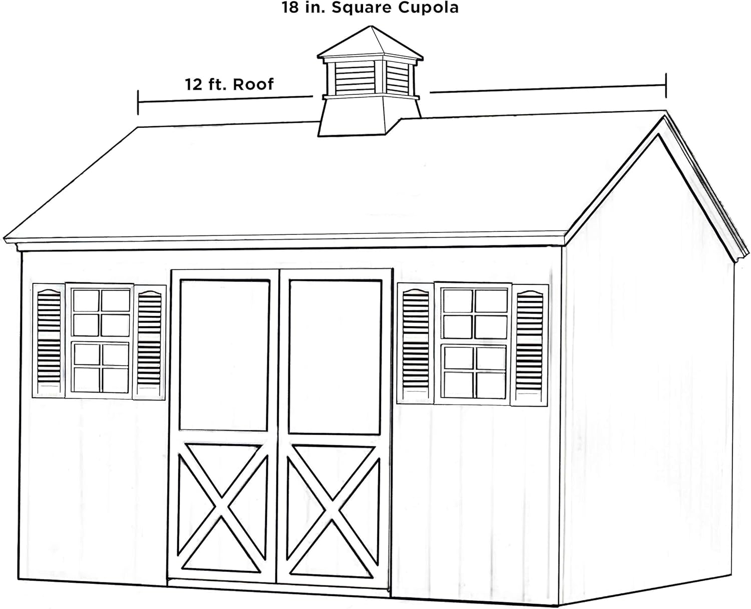 2126CV Coventry Vinyl Cupola, 26